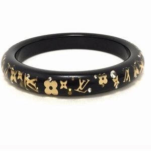 🇫🇷 LOUIS VUITTON Monogram Inclusion Bangle